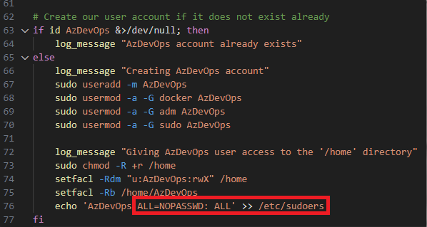 AzDevOps user permissions